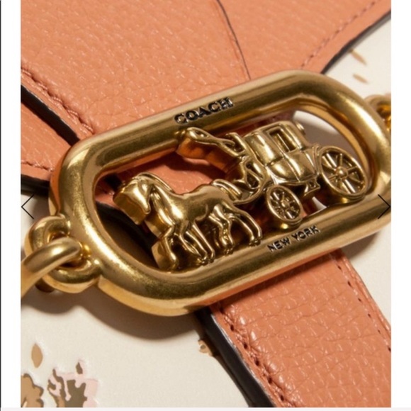 Coach Jade Shoulder Bag With Rose Bouquet print - Picture 7 of 14